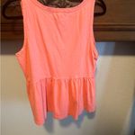 Eye Candy Peach Sleeveless Top Photo 2