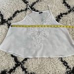 Brandy Melville  Becky Sheer Lace Floral Tank Photo 4