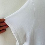 Pure Jill Sz S Oversized Scoop Neck Elliptical Tee Shirt Pullover Blouse Tunic White Photo 5