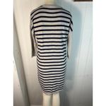 Boden Sweater Dress Striped Knit Casual Long Sleeve Gray Size US 10 Gray Blue Photo 1