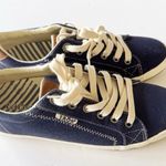 Taos Star Burst Navy Blue Canvas Lace Photo 1