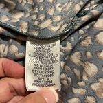 Umgee  medium leopard print skirt pockets front not lined elastic waistband NWT Photo 7