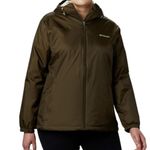 Columbia Womens Switchback Sherpa Lined Jacket | Olive Green small winter coat Photo 3