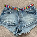 Free People  button short  jean shorts , 2” inseam Photo 0