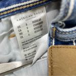 American Eagle  Pinstripe Cutoff Shorts Photo 2