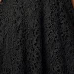 Lulus  So Into You Crochet Lace Bustier Skater‎ Dress in Black Size Small Photo 8