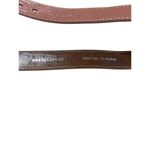 Nocona Belt Leather Western Pink Belt Gold Silver Horse Buckle 25" Photo 5