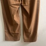 Knot Sisters Cropped Trousers Brown Pinstripe Size Medium High Rise NWT Boutique Photo 4