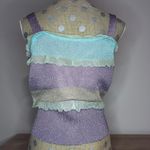 Endless Rose Color Block Knit Metallic Tank Photo 1