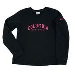 Columbia Trek Graphic Pullover Women M Black/Pink Everyday Travel Outdoor Sporty Photo 3