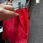 W By Worth  💯 Genuine RED Suede Leather Skirt size 4 Photo 7