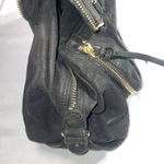 Botkier  Black‎ Leather Gold Hardware Zipper Accent Satchel Bag Photo 3