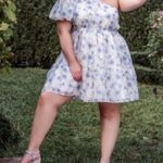 Arula Seline One Shoulder Puff Sleeve Fit &Flare Floral Print Dress Siz… Size XL Photo 0