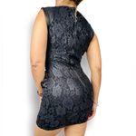 Sea NY Lace and Leather Mini Dress Black Size 2 Photo 2
