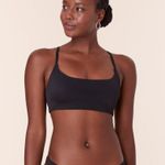 ANDIE Swim The Maui Top Eco Nylon in Black L NWT Photo 5