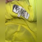 House Of CB  Yellow Sexy Valentina Ruched Sheer Mini Dress Photo 7