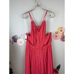 SO  Halter Coral Maxi Dress - Size - Medium Photo 1