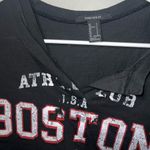 Forever 21 Boston  cropped black long sleeve shirt Photo 2