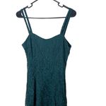 All that jazz ‎ Green Lace Mini Length 90s Vintage Dress Size 11/12 Photo 2