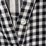 J. Jill Button Shirt and Oversized Dress Shirt Gingham Bundle Black Size M Photo 2