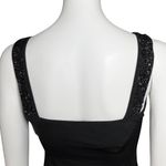 American Vintage Vintage Y2K Black Beaded Sequin Going Out Top Ruched XS/S Fairycore Whimsigoth Photo 7