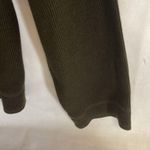 Rafaella Ribbed Button up Top Hunter green Size M Photo 3