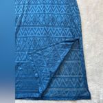 Daisy Fuentes  Blue Sleeveless Maxi Summer Cotton Blend Dress Size M Photo 4