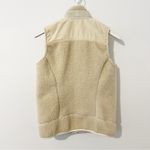Patagonia Vest Tan Retro X Fleece Sherpa Deep Pile Jacket Natural Womens Medium Photo 3