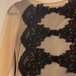 Auditions Black and nude knee length mini dress size small Photo 3