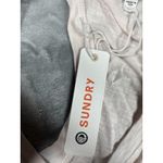 Sundry Tank Top Womens 2 Medium Blue White Tie Dye Racerback Lightweight Soft Photo 3