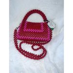 Kate Spade NWT  x Target Women's Red & Pink Beaded‎ Shoulder Bag Casual Photo 4
