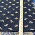 Karen Scott  size 16 (0X) navy with gold elephants tee Photo 6
