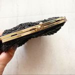 Vintage Black Beaded Evening Bag Photo 5