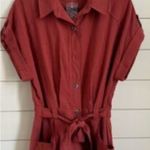 She & Sky She‎ + Sky Pink Romper Medium Cargo Utility Romper Photo 1