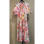 easel Size S (Oversized)  Los Angeles Peach Blossom Midi Dress Photo 3