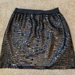 Motel Rocks Black Sequin Mini Skirt Photo 1