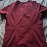 FIGS Burgundy Set Medium Catarina Top and High Waisted Yola Skinny Pants Photo 1