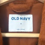 Old Navy  Relaxed Plaid Soft-Brushed Overcoat in Burnt Orange Size Small NWT Photo 4