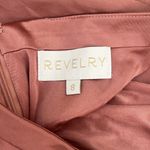 NWT Revelry Desert Rose Haven Satin Bridesmaid Dress in Size 8 Petite Pink Photo 2