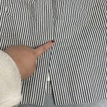 J.Crew No. 2 Pencil Skirt Women 8 Gray White Neon-piped Seersucker Zip Academia Photo 5