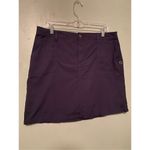 Croft & Barrow  Navy Blue Stretch Cargo Skort Size 14 Photo 1