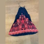 Free People intimately shea printed crochet halter mini dress Photo 2