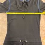 Apple Bottoms Apple bottom Jeans Y2K Hooded Mini Dress Black Blue Womens Small Photo 8