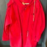 Hot Pink Lauren Ralph Lauren Oversized Trench Coat. Size Large Photo 0