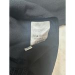 Reformation  Demi Black Square Neck Long Sleeve Top Size 2 Smocked Back Photo 4