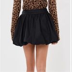 Reformation NWT  Brynn bubble Skirt black sz 10 Photo 1