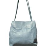 Giani Bernini Blue Leather Purse Shoulder Bag With Wallet & Phone Pocket Photo 2