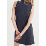 Madewell  Tank Dress Womens X Small Gray Heathered V Neck Sleeveless Pocket Photo 2