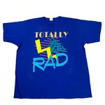Vintage Retro 80s Totally Rad Graphic Tee T Photo 0