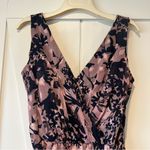 David's Bridal  Metallic Floral A-line Tank Dress Gown Maxi Size 18 Easter Photo 5